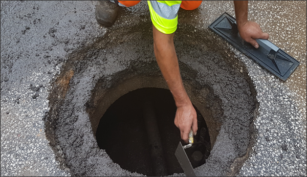 MaltaRapid Plus è una malta tecnica a rapido indurimento ideale per riparare le pareti interne di pozzetti, raccordi fognari, opere idrauliche e manufatti vari che devono diventare operativi in tempi brevi.