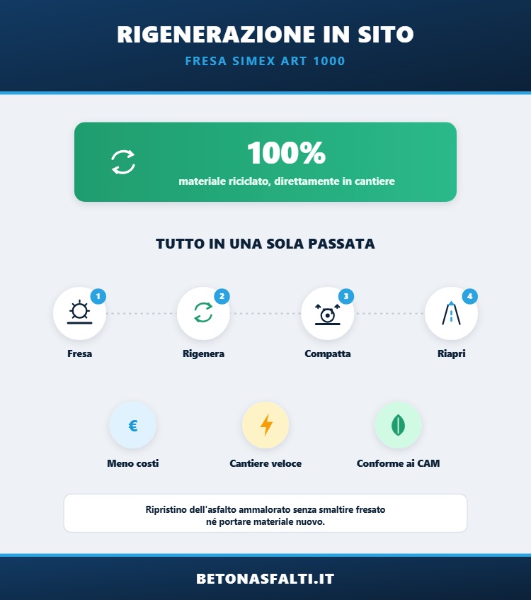 fresa simex rigenerazione asfalto in sito